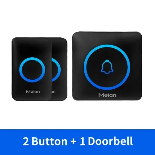 2Button 1Bell-czarny