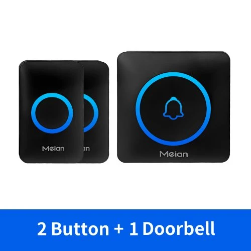 2Button 1Bell-zwart