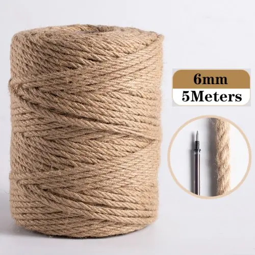 Juteseil 6 mm 5 m