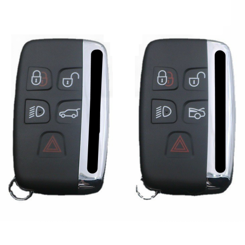 Immagine di Chiave a Distanza per Auto - Custodia Protettiva in Pelle per Range Rover Sport, Evoque, Freelander, Discovery 4, LR2, LR4, A9, XE, XJ, XJL, XF, XFL - Accessori Auto di Alta Qualità