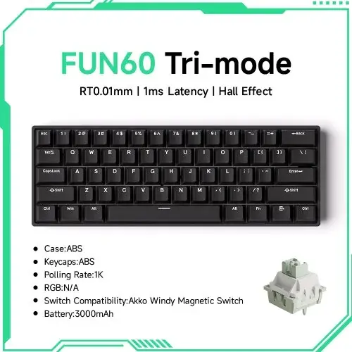 FUN60 Nero tri-mode