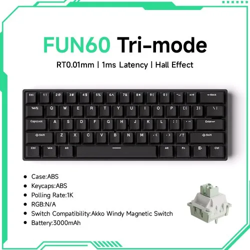 FUN60 Schwarz Tri-Mode