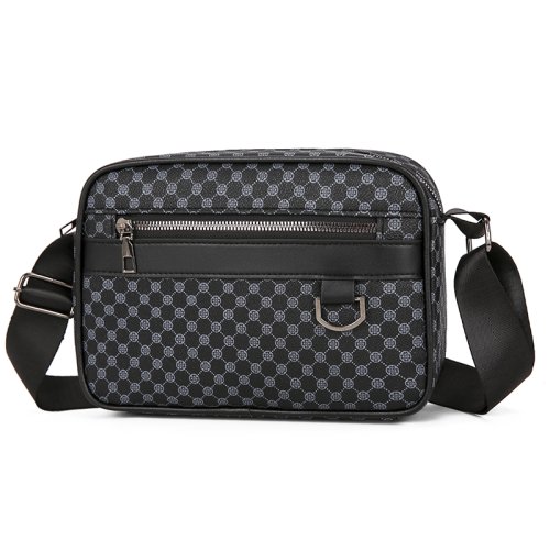 Bild von Stilvolle Herren-Schultertasche aus PU-Leder – Vintage-Design