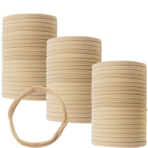 Immagine di Fasce per Neonati in Nylon - Set di 50 Pezzi Morbidi e Elastici