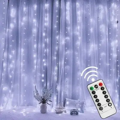 Image de Guirlande LED Fenêtre 3m - Éclairage de Noël & Mariage
