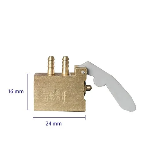 Open hangend ventiel