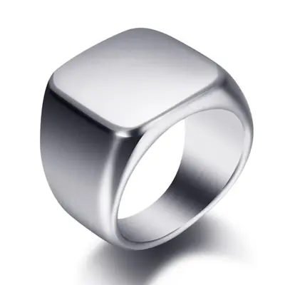 Image de Bague Chevalière Homme Personnalisée - Gravure Initiale
