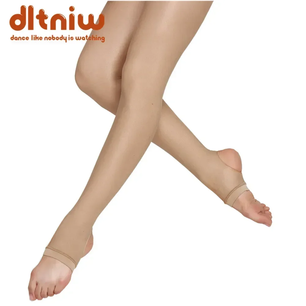 Zdjęcie Rajstopy modelujące 40D, błyszczące, na Walentynki, kawaii, do fitnessu, sportu, tańca, spodnie z uchwytami, pantalon