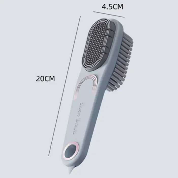 Image de Brosse Nettoyante Double Face - Idéale pour Chaussures et Vêtements