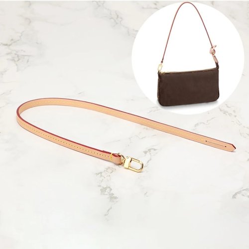 Bild von Eleganter Vachetta-Leder Schultergurt für Damenhandtaschen