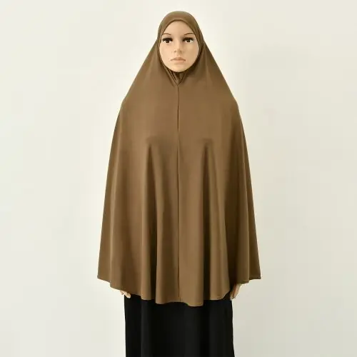 Image de Abaya élégante & confortable - Hijab intégré en coton