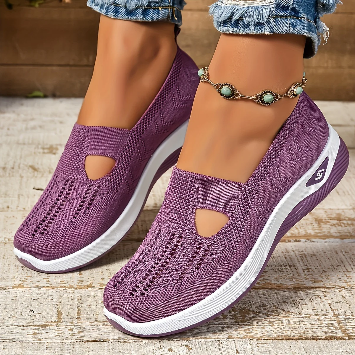 Bild von Leichte Damen-Slip-On Schuhe – Atmungsaktiv & Orthopädisch
