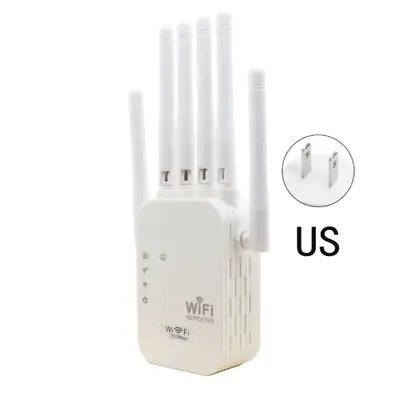 Image de Répéteur WiFi 1200 Mbps Double Bande - Étendre Votre Réseau en Un Clic