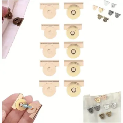 Image de 5 Paires de Boutons Magnétiques Sans Couture