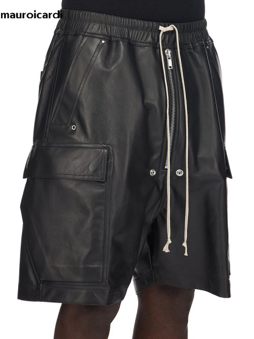Bild von Cool & Stilvoll: Schwarze PU-Leder Shorts für Männer