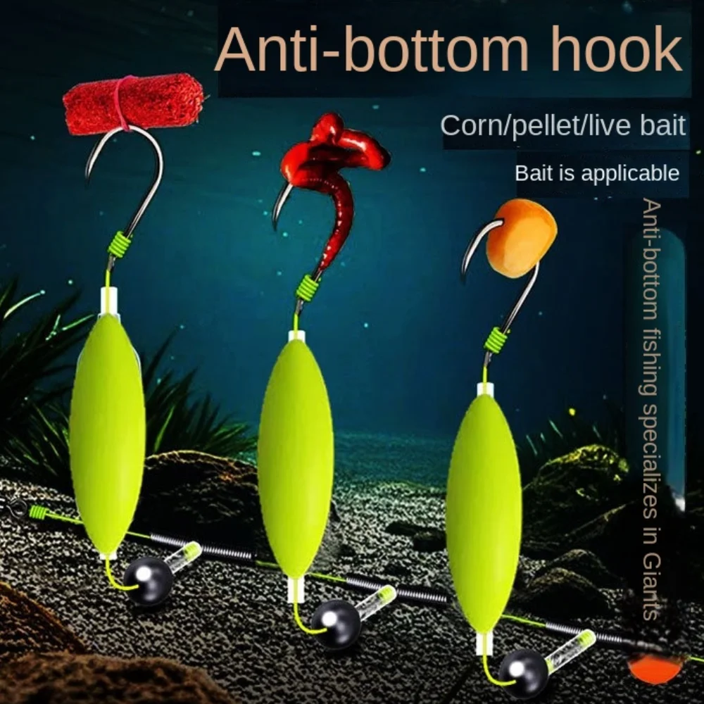 Immagine di Ganci per Capelli da Pesca Anti-Fondo - Pronti per la Carpa