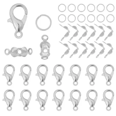 Image de Fermoirs à Homard 12mm - Lot de 80 Pièces pour Bijoux DIY