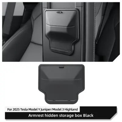 Image de Boîte de Rangement Cachée pour Tesla Model Y & Model 3