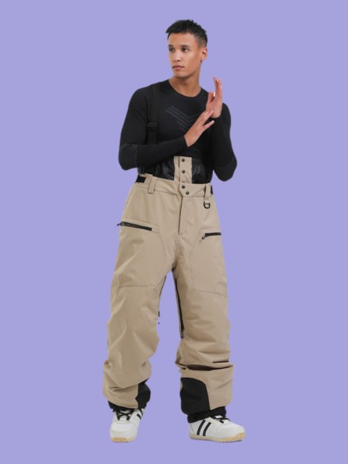 Imagen de Pantalones de Esquí Impermeables para Hombre y Mujer con Tirantes, Calor hasta -40°C, Ideal para Snowboard y Actividades en la Montaña