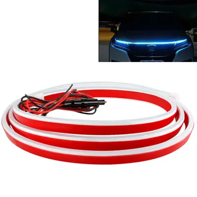 Image de Bande LED Flexible pour Capot de Voiture - Éclairage DRL Décoratif