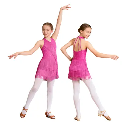 Image de Robe de Danse Jazz & Latin Élégante pour Filles