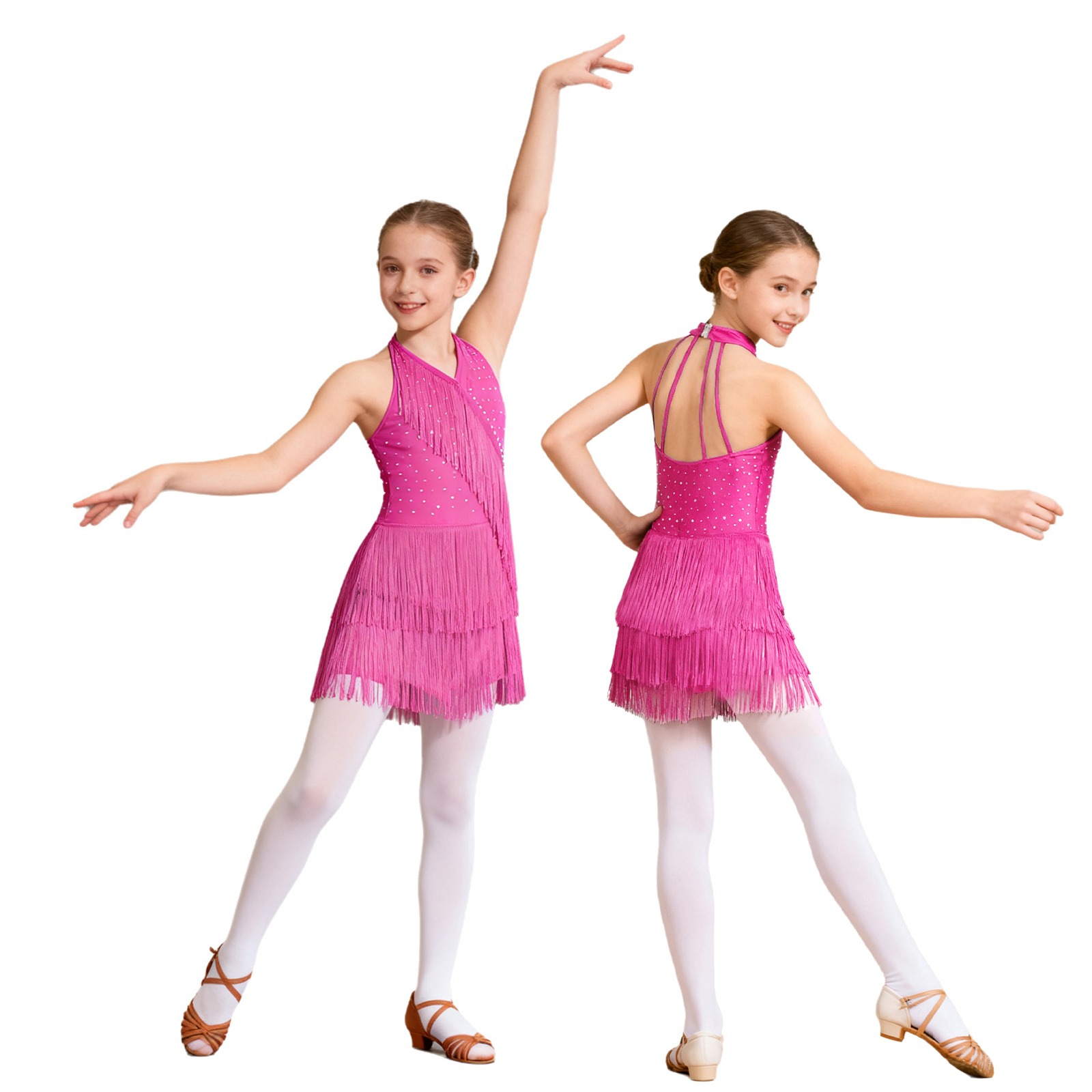 Image de Robe de Danse Jazz & Latin Élégante pour Filles