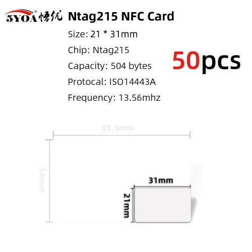 50pcs mini Card215