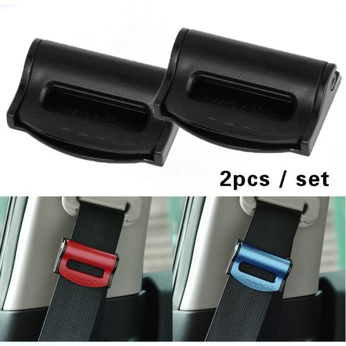 Afbeelding van 2 Stuks Plastic Sterke Verstelbare Autogordel Clips Antislip Gordel Gesp Eenvoudige Klem Bevestigingsclip Auto Styling