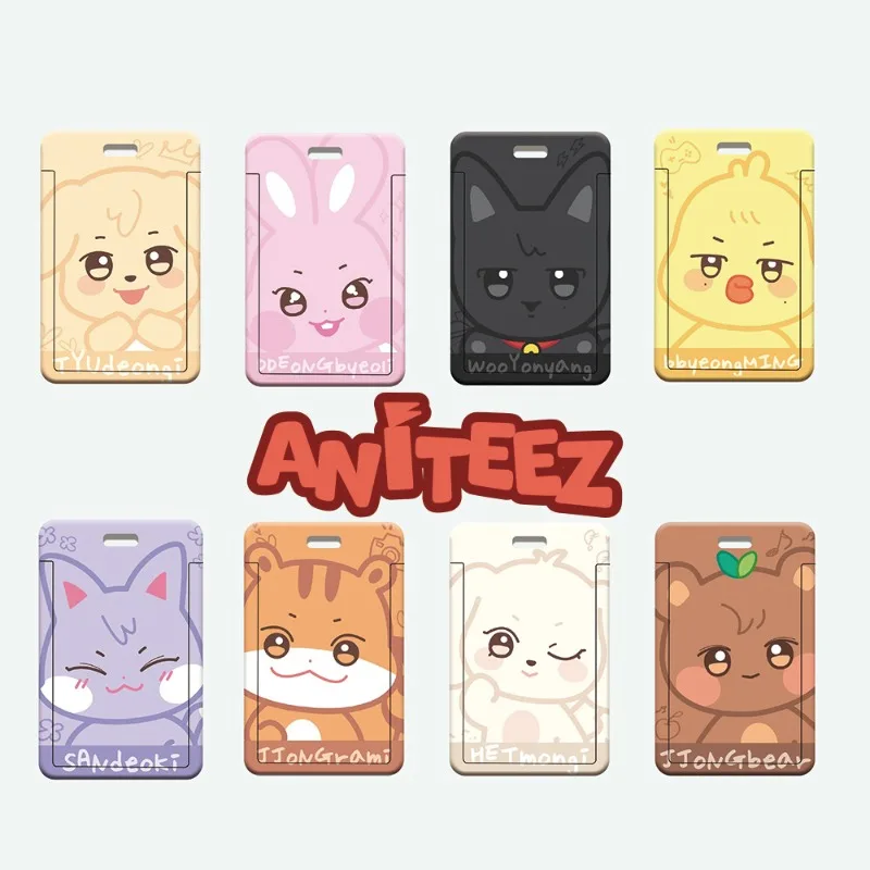 Immagine di Portachiavi K-pop ATEEZ con Design Carino e Personaggi