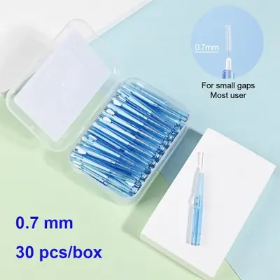 Image de Brosse Interdentaire Orthodontique - Kit de Nettoyage Dentaire 30 Pièces