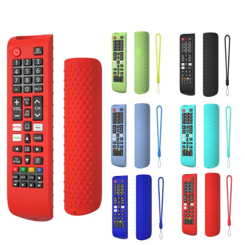 Immagine di Custodia protettiva per telecomando in silicone compatibile con Samsung Smart TV Custodia per telecomando TV BN59-01315A BN59-01315B