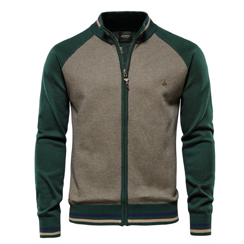 Immagine di Cardigan Uomo in Cotone di Alta Qualità - Streetwear Casual con Design Moderno e Stile Urbano per l'Inverno