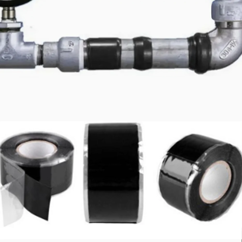 Image of Natural Rubber Waterproof Repair Tape for Pipes and Leaks – Strong, Flexible, Eco-Friendly Adhesive Sealant