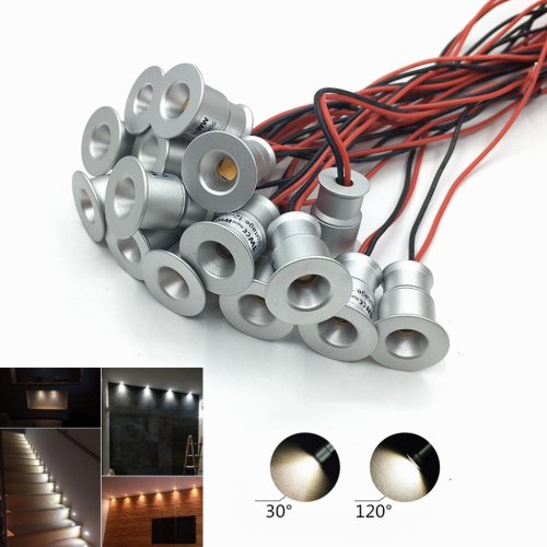 Image of 1W IP65 Mini LED Spotlight 12V Dimmable Ambient Downlight – Waterproof Spot Lamp for KTV, Parties, Ceiling, Stairs, Walkways & Cabinet Lighting