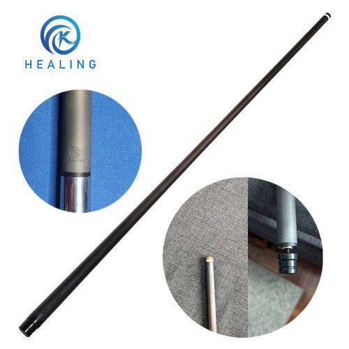 Image of Premium Carbon Fiber Pool Cue Shaft with Foam Black Technology for Snooker, Carom, and Break Play
