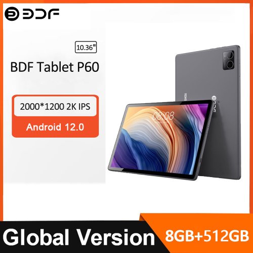 Image of 2024 Global Version 10.36-Inch Tablet PC with Octa-Core Processor, 8GB RAM, 512GB ROM, 4G LTE, Dual 5G WiFi, GPS, and HD 2000x1200 Display