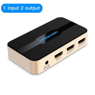 Image de Répartiteur HDMI 1x4 4K Ultra HD - Commutateur HDMI avec Alimentation