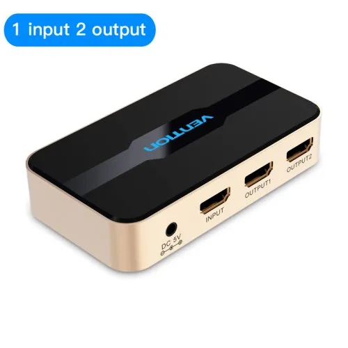 1 ingang 2 uitgangen