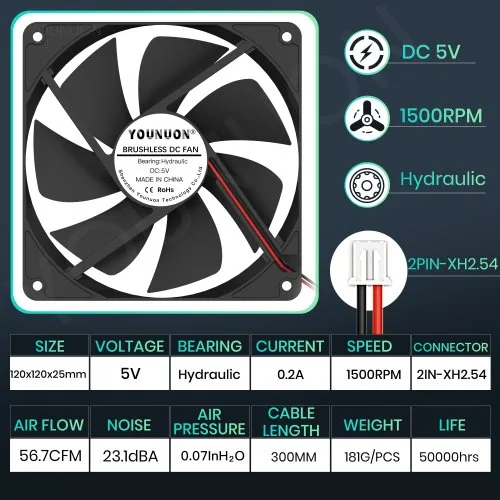 5V fluido 2PIN
