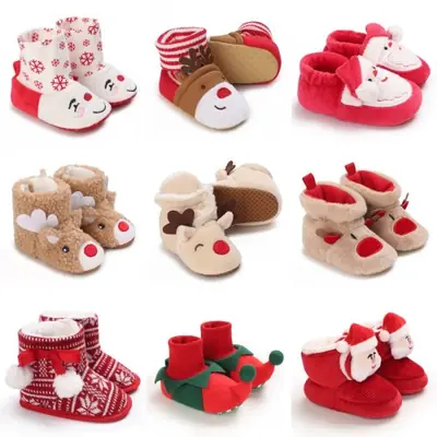 Image de Chaussures de Noël Mignonnes pour Bébé