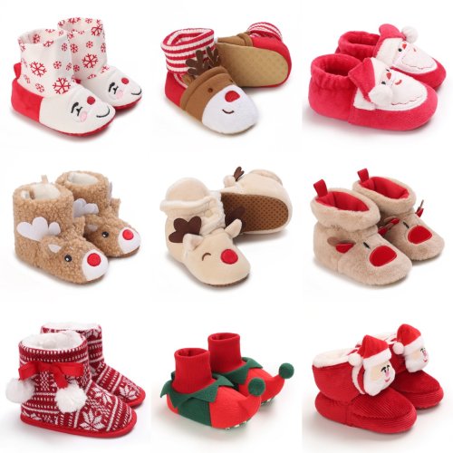 Image de Chaussures de Noël Mignonnes pour Bébé
