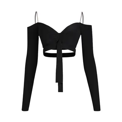 Image de Tenue de Danse Latine Enfant - Robe Cha-Cha Samba Bordeau & Noir