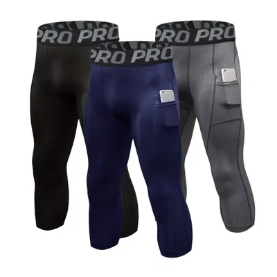 Image de Leggings de Compression Homme - Performance & Séchage Rapide