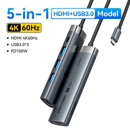 5-w-1 HDMI 4K60Hz