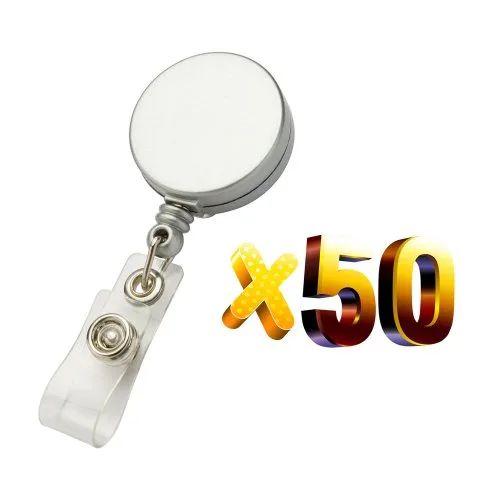 50pcs zilver