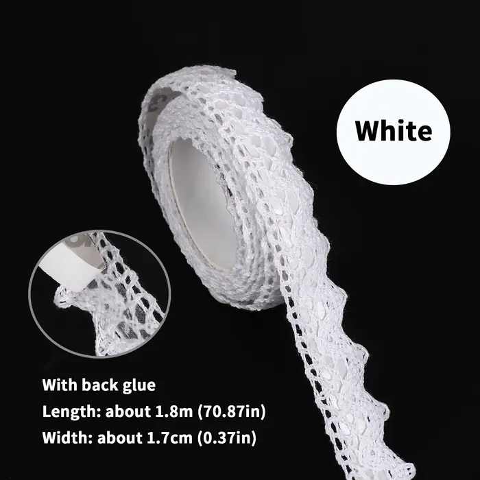 Image de Ruban Dentelle Vintage 17mm - Décoration Scrapbooking