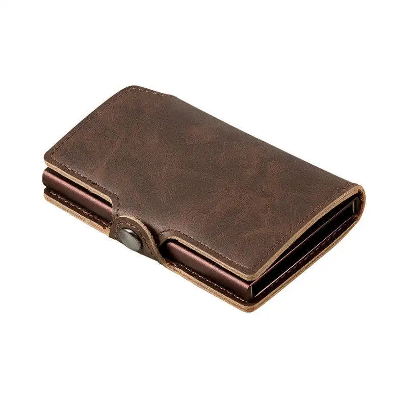Image de Portefeuille Mince Homme en Cuir - RFID Bloquant