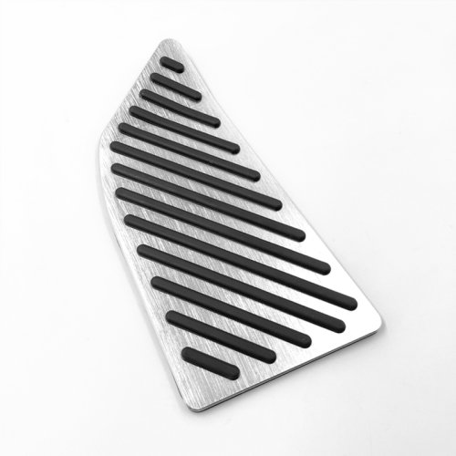 Footrest 1pcs Silver