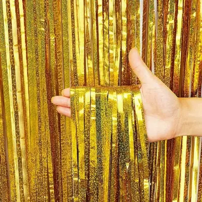 Image de Rideau Pailleté 2m - Déco Fête Élégante