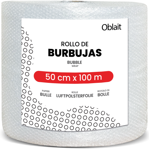 Image of Eco-Friendly Bubble Wrap Roll – 50cm x 100m for Secure Packaging, Moving & Storage Protection